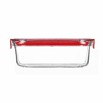Pote Batch Cooking Hermético 2L com Vedação Vermelha em Tritan - Linha Home VEM