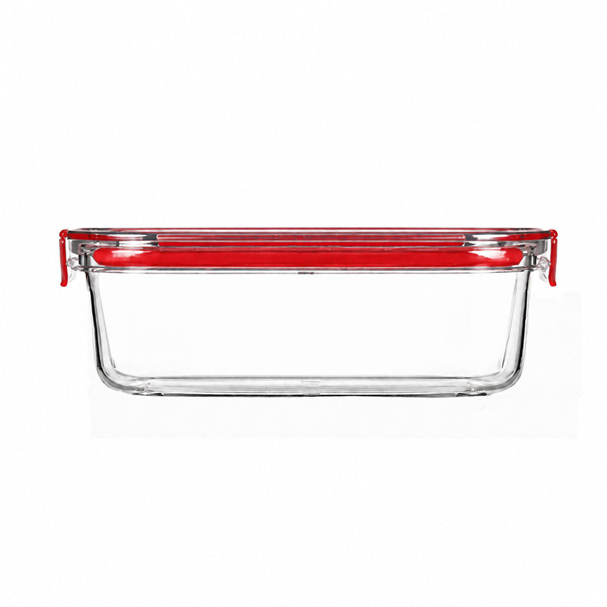 Pote Batch Cooking Hermético 2L com Vedação Vermelha em Tritan - Linha Home VEM