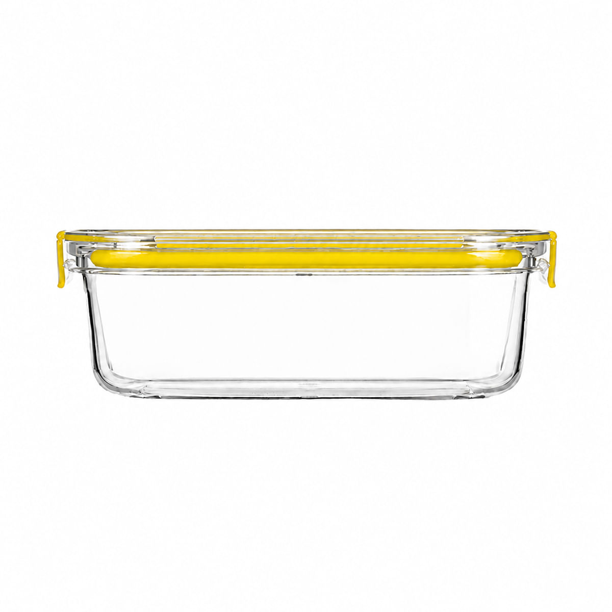 Pote Batch Cooking Hermético 2L com Vedação Amarela em Tritan - Linha Home VEM