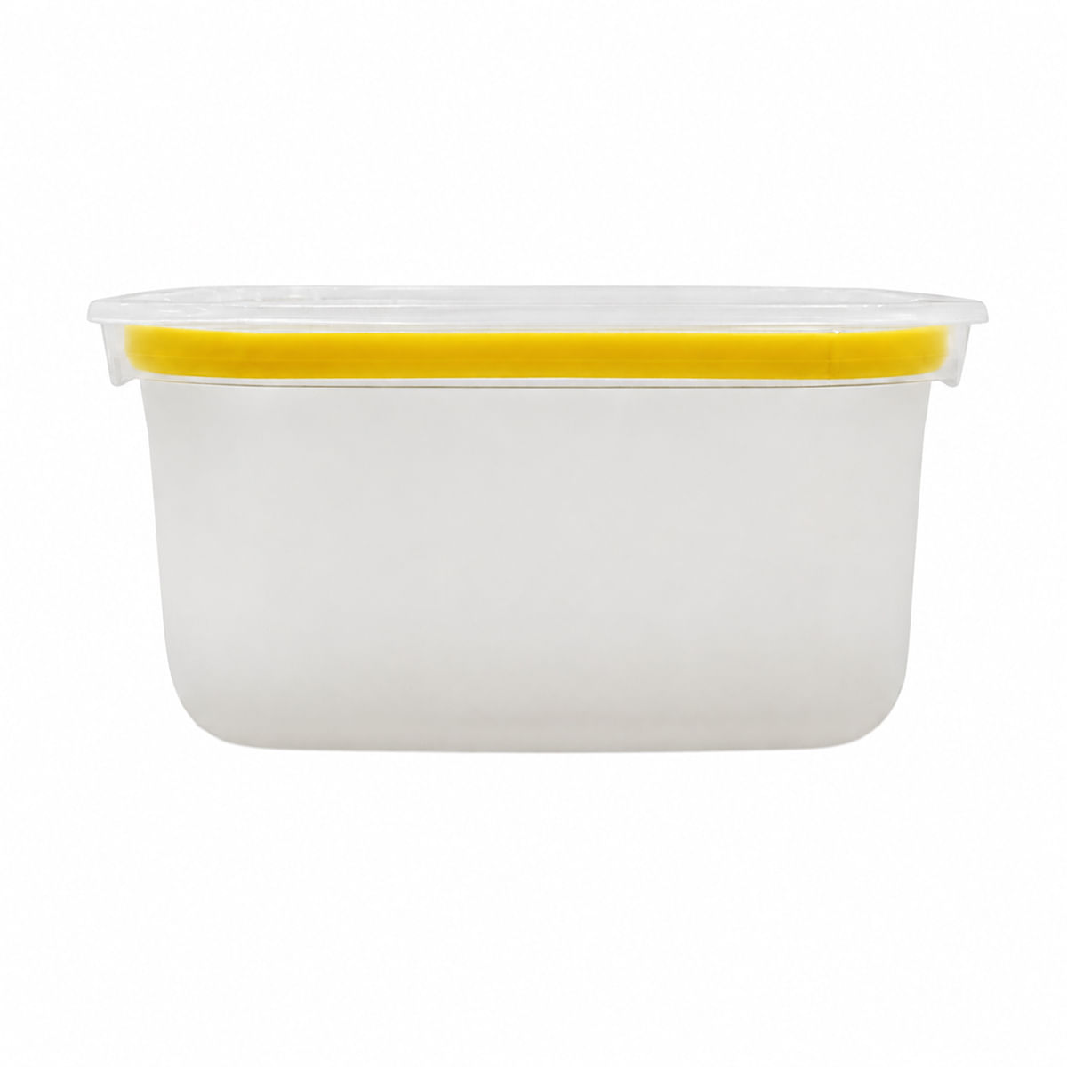 Pote Batch Cooking Hermético 3L com Vedação Amarela em Polipropileno - Linha Home VEM