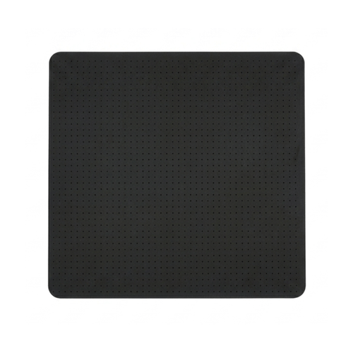 Tapete Culinário Quadrado Preto 34x34cm Microperfurado em Silicone - Linha Prepare VEM