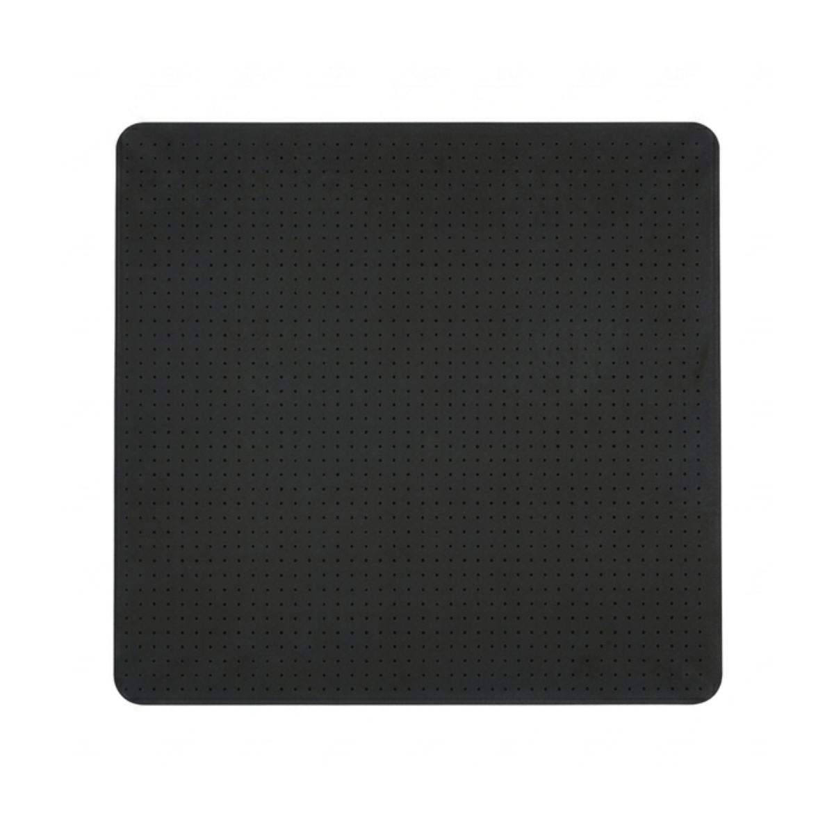 Tapete Culinário Quadrado Preto 34x34cm Microperfurado em Silicone - Linha Prepare VEM