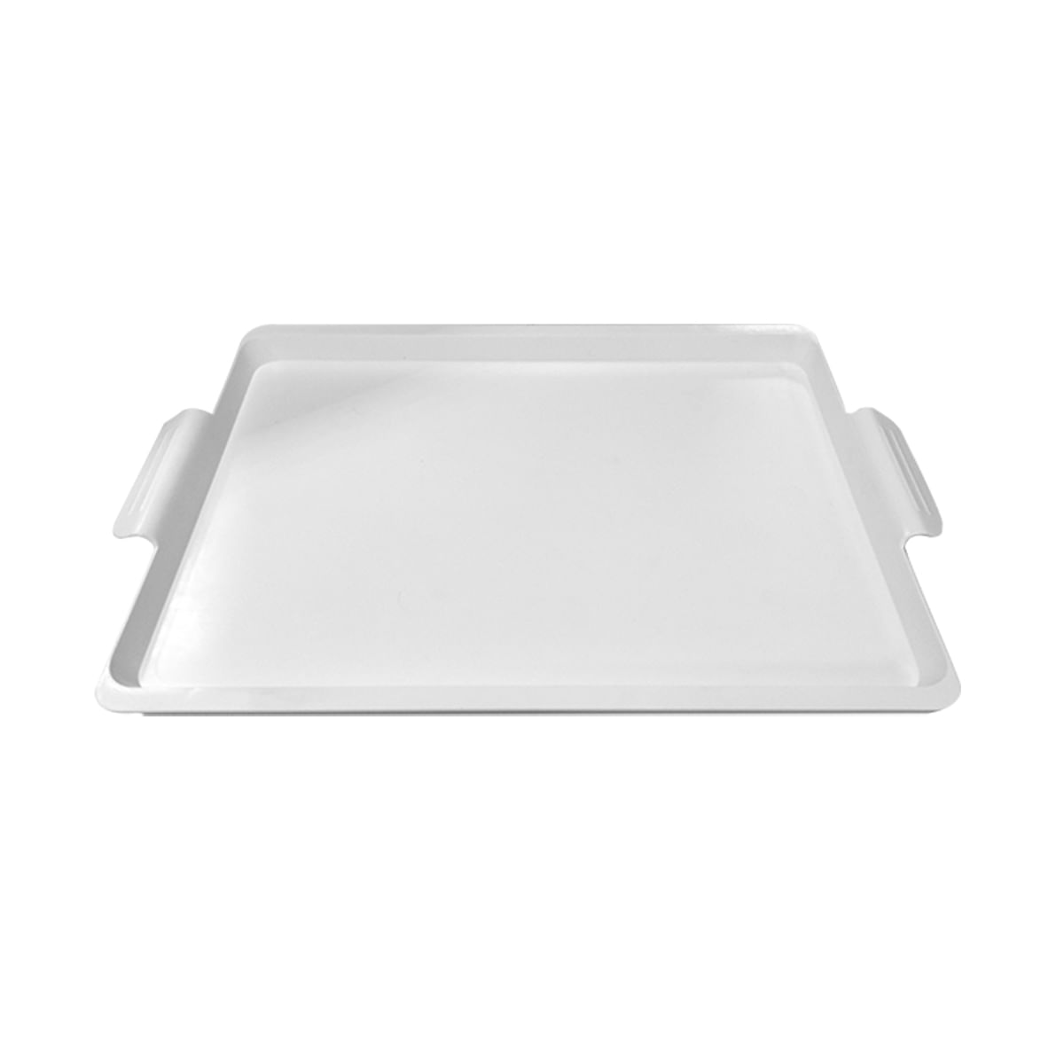 Bandeja para Refeição Retangular Branca em Policarbonato – Linha Health VEM